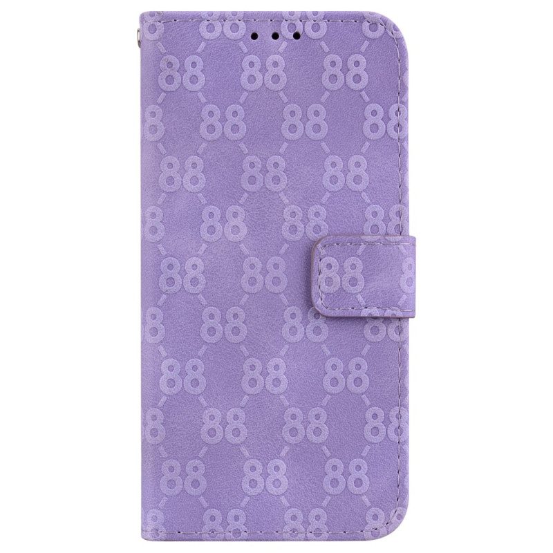 Folio-hoesje voor Honor 90 Ontwerp 88 Met Draagkoord