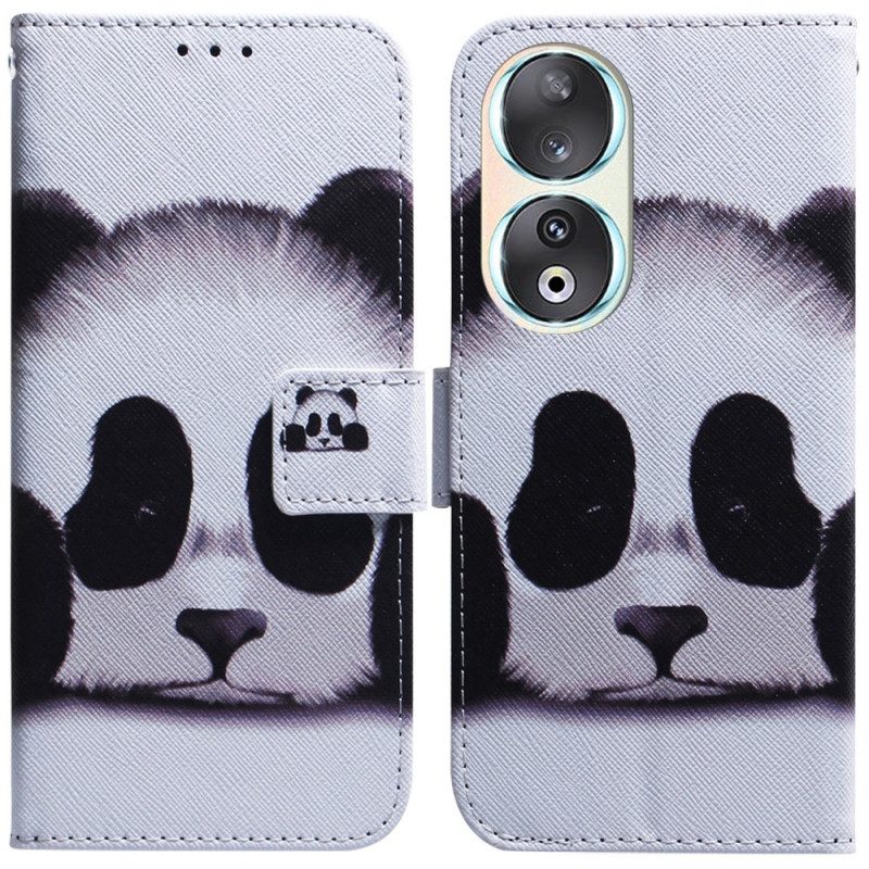 Folio-hoesje voor Honor 90 Panda