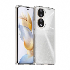 Hoesje voor Honor 90 Acryl Siliconen Randen