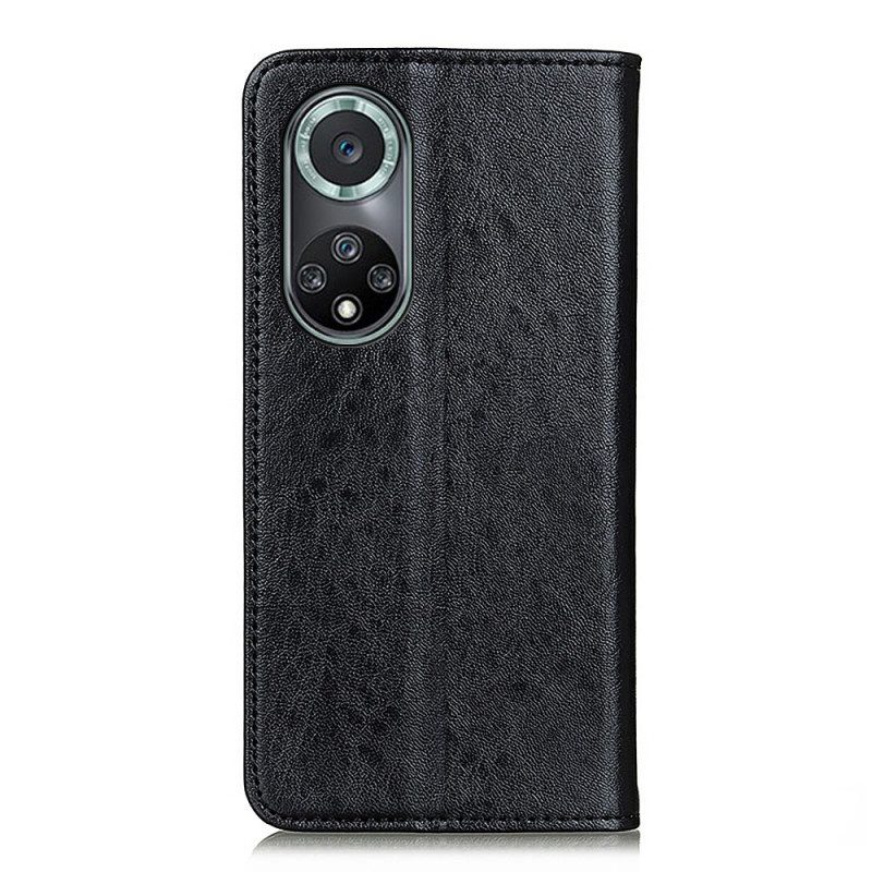 Bescherming Hoesje voor Honor 50 Pro Folio-hoesje Pro Texture Leer