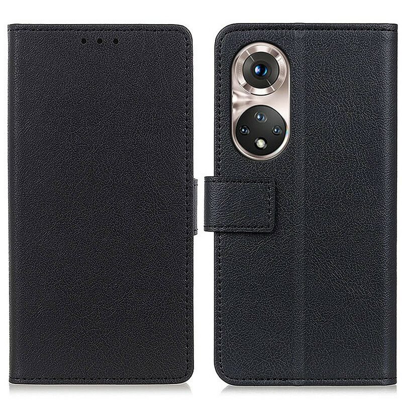 Folio-hoesje voor Honor 50 Pro Honor Magic 4 Pro Gehard Glas Imak Beschermende Lens