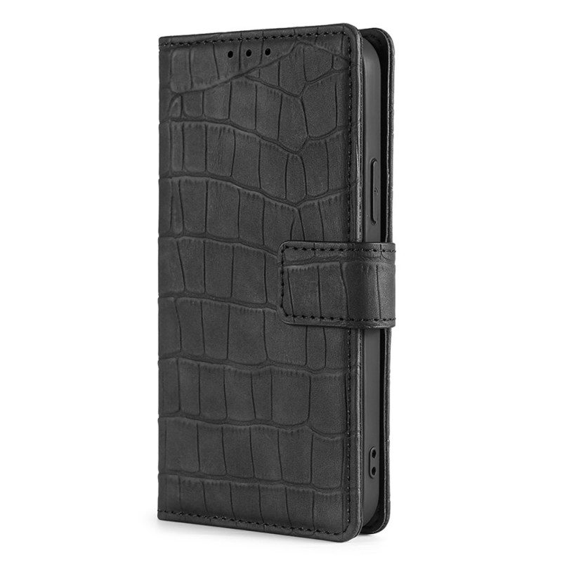 Folio-hoesje voor Huawei Nova 9 Pro Skin-touch-krokodil