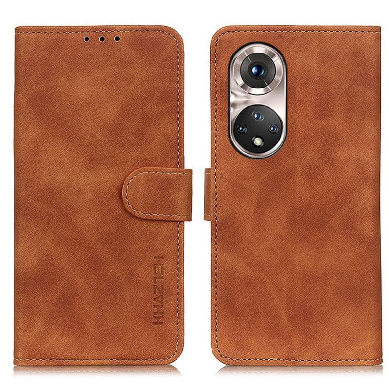 Leren Hoesje voor Huawei Nova 9 Pro Khazneh Vintage Leereffect