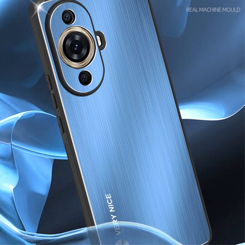 Case Hoesje Huawei Nova 12s Telefoonhoesje Metaaleffect