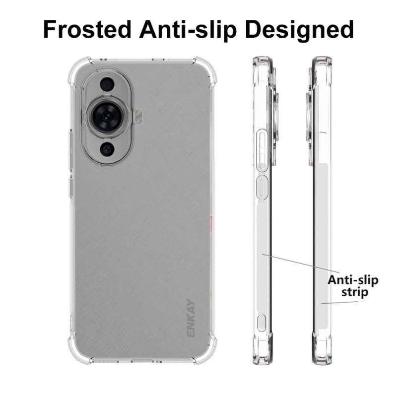 Case Hoesje Huawei Nova 12s Telefoonhoesje Transparante Enkay Versterkte Hoeken