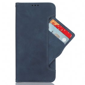 Flip Case Leren Motorola Edge 50 Pro Multikaarten