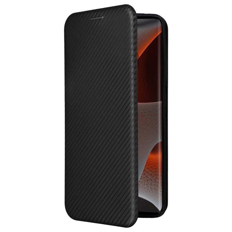 Folio-hoesje Voor Motorola Edge 50 Pro Koolstofvezel