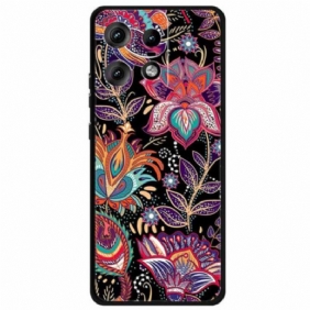 Hoesje Motorola Edge 50 Pro Viooltjesblad