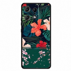 Hoesje Voor Motorola Edge 50 Pro Bloemen