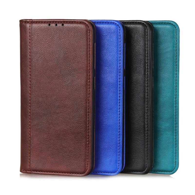 Bescherming Hoesje voor iPhone 13 Mini Folio-hoesje Elegantie Split Litchi Leer