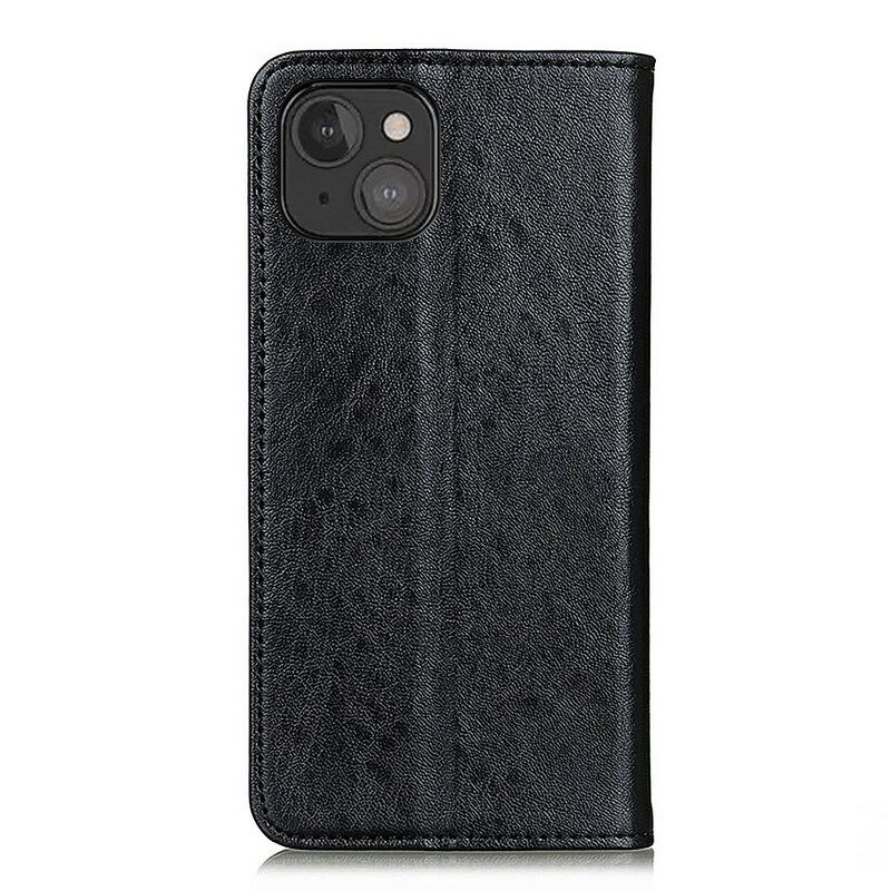 Bescherming Hoesje voor iPhone 13 Mini Folio-hoesje Getextureerd Splitleer