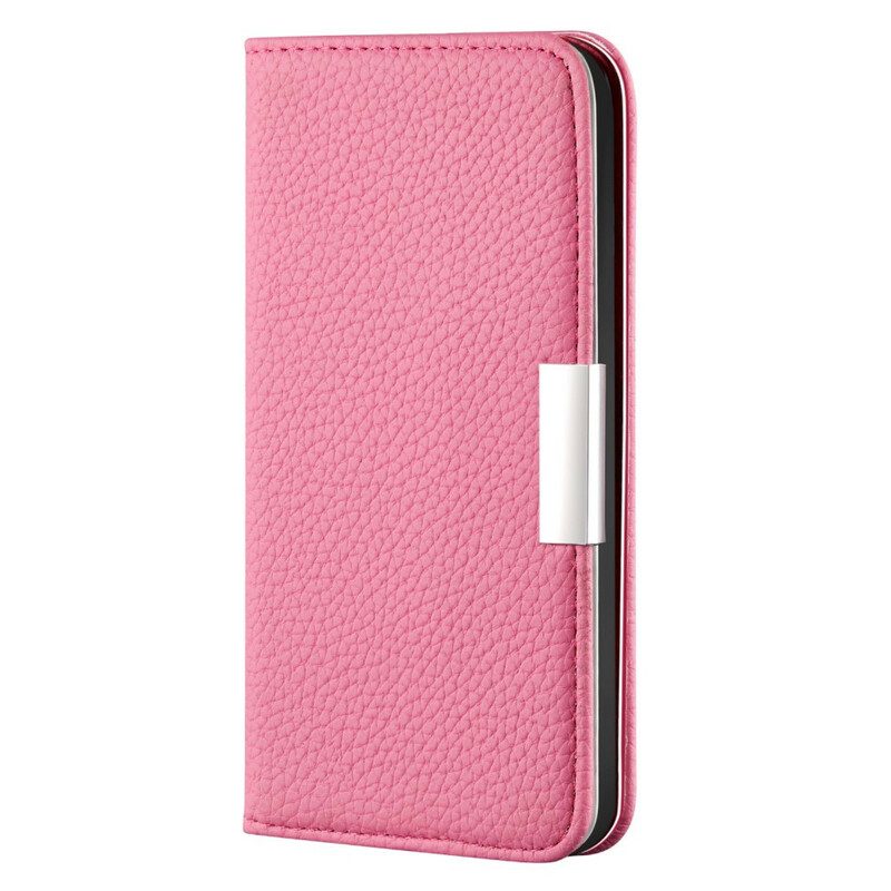 Bescherming Hoesje voor iPhone 13 Mini Folio-hoesje Imitatieleer Litchi Ultra Chic