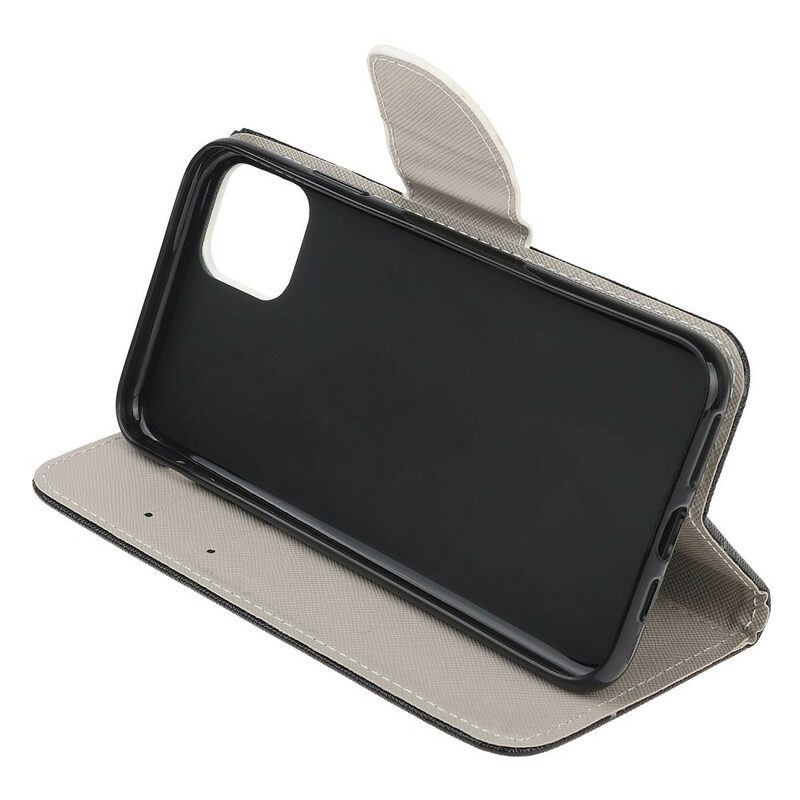 Flip Case voor iPhone 13 Mini Blijf Kalm En Schitter