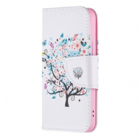 Flip Case voor iPhone 13 Mini Gebloeide Boom