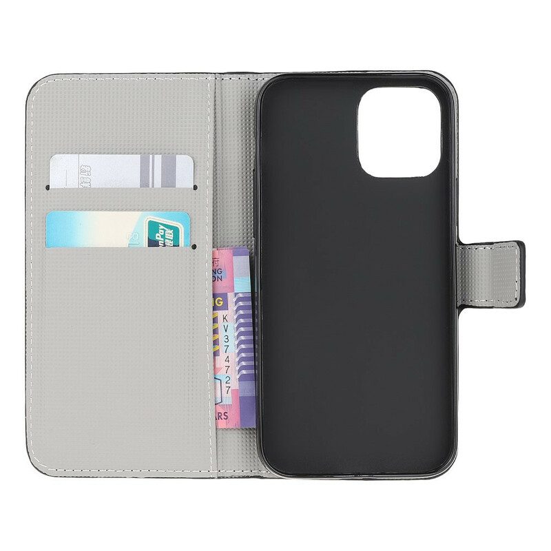 Flip Case voor iPhone 13 Mini Ik Hou Van Parijs