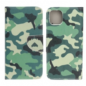 Flip Case voor iPhone 13 Mini Militaire Camouflage