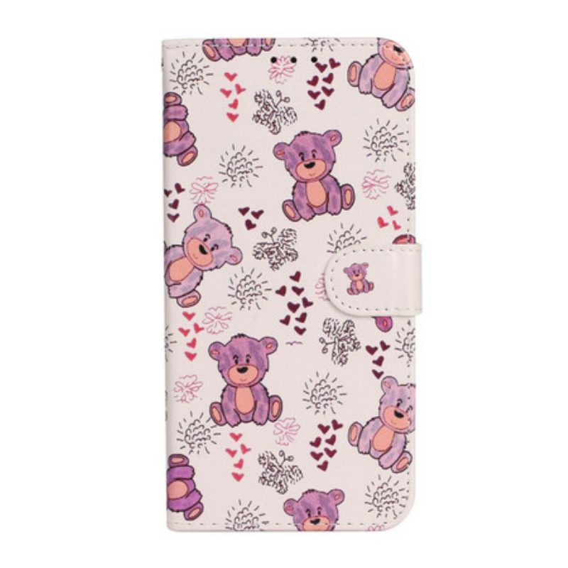 Folio-hoesje voor iPhone 13 Mini Alleen Beren