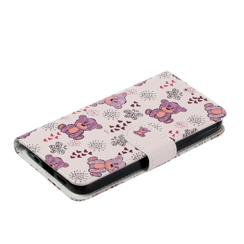 Folio-hoesje voor iPhone 13 Mini Alleen Beren