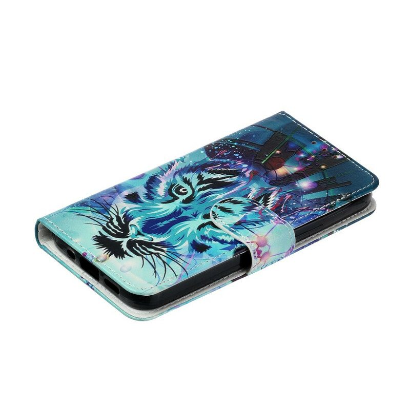 Folio-hoesje voor iPhone 13 Mini Ijs Tijger