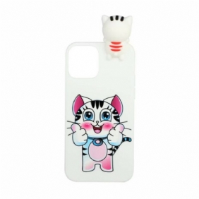 Hoesje voor iPhone 13 Mini 3d Kattenplezier