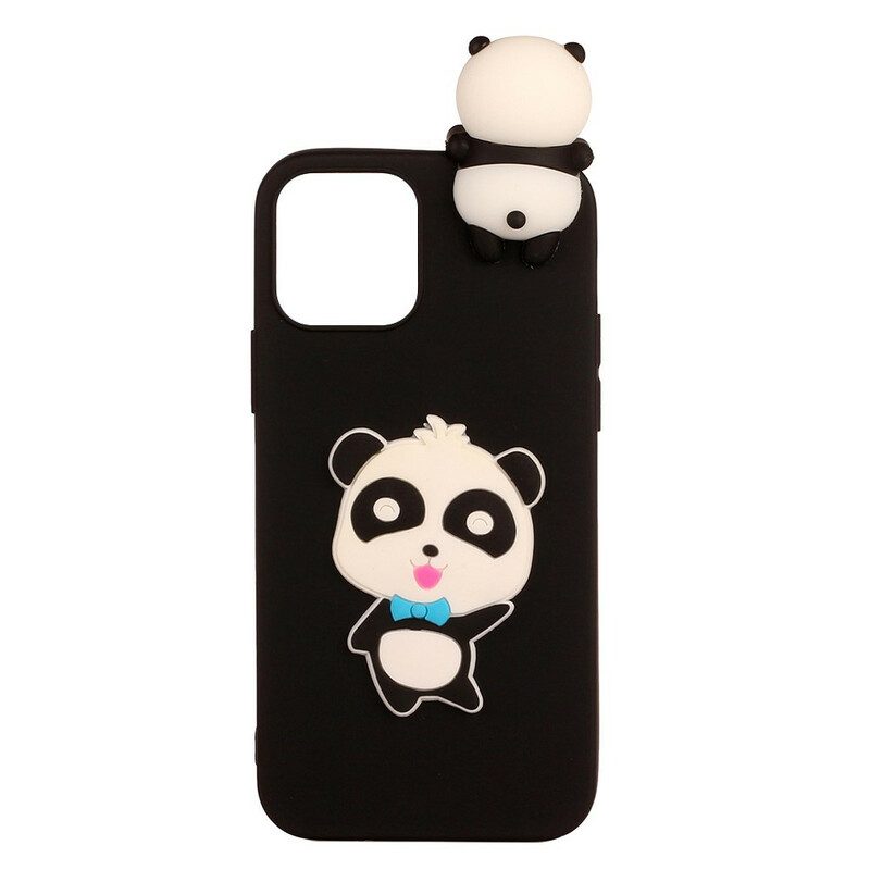 Hoesje voor iPhone 13 Mini De 3d-panda