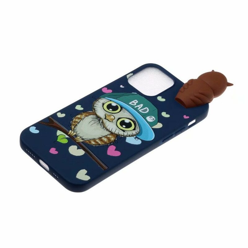 Hoesje voor iPhone 13 Mini 3d Slechte Uil