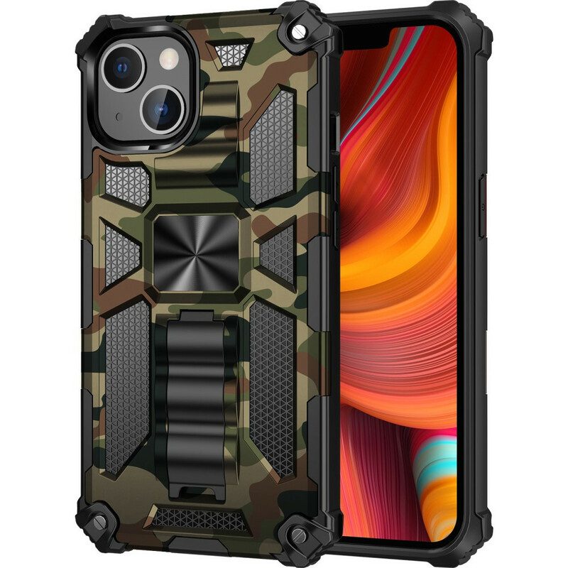 Hoesje voor iPhone 13 Mini Camouflage Verwijderbare Ondersteuning