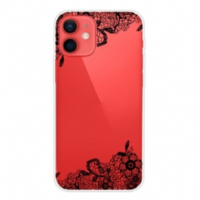 Hoesje voor iPhone 13 Mini Fijne Kant