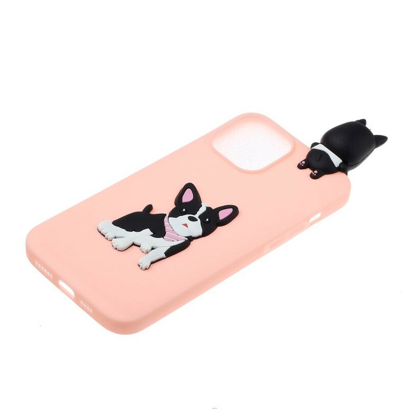 Hoesje voor iPhone 13 Mini Flavian De Hond 3d