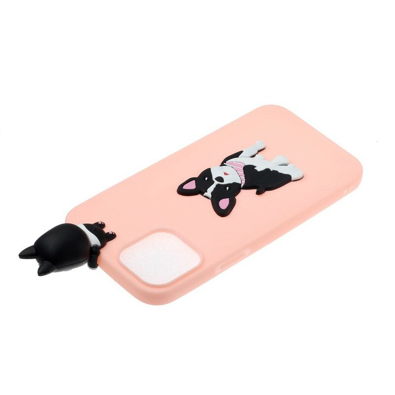 Hoesje voor iPhone 13 Mini Flavian De Hond 3d