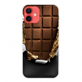 Hoesje voor iPhone 13 Mini Flexibele Chocolade