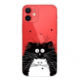 Hoesje voor iPhone 13 Mini Kijk Naar De Katten