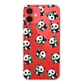 Hoesje voor iPhone 13 Mini Kleine Panda's