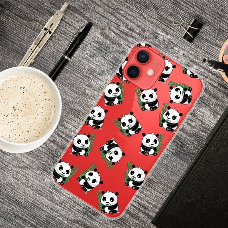 Hoesje voor iPhone 13 Mini Kleine Panda's