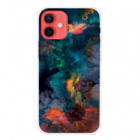 Hoesje voor iPhone 13 Mini Kleurrijke Wolken