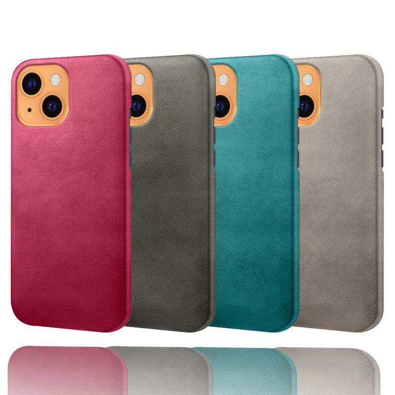 Hoesje voor iPhone 13 Mini Ksq Leereffect