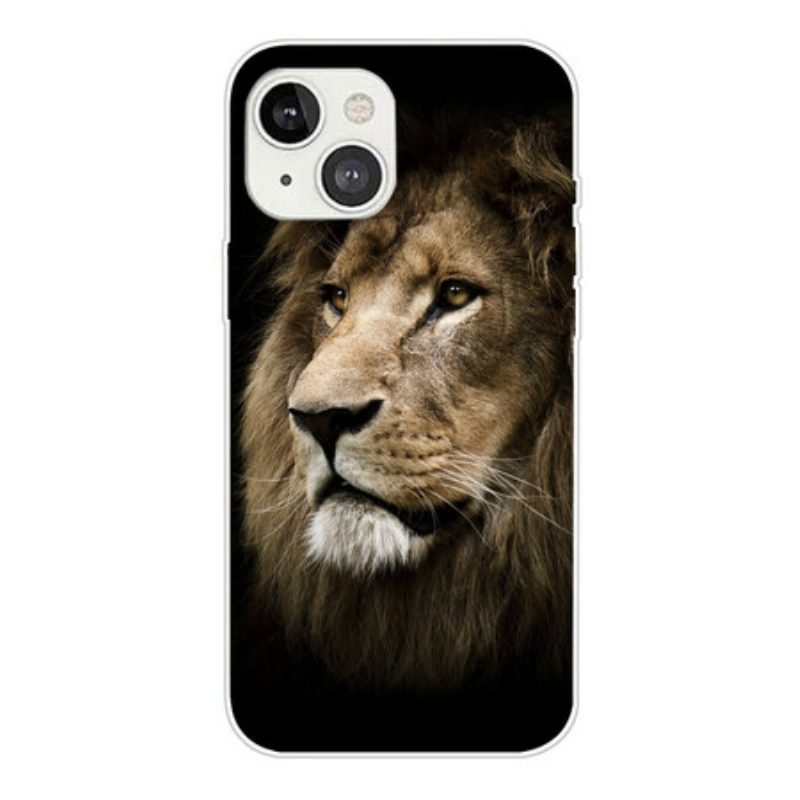 Hoesje voor iPhone 13 Mini Leeuwen Hoofd