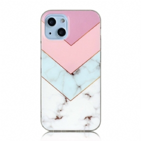 Hoesje voor iPhone 13 Mini Marmeren Versie