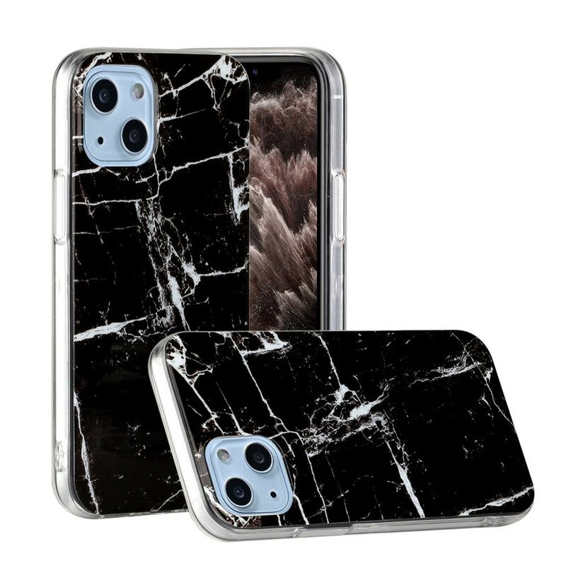 Hoesje voor iPhone 13 Mini Marmeren Versie