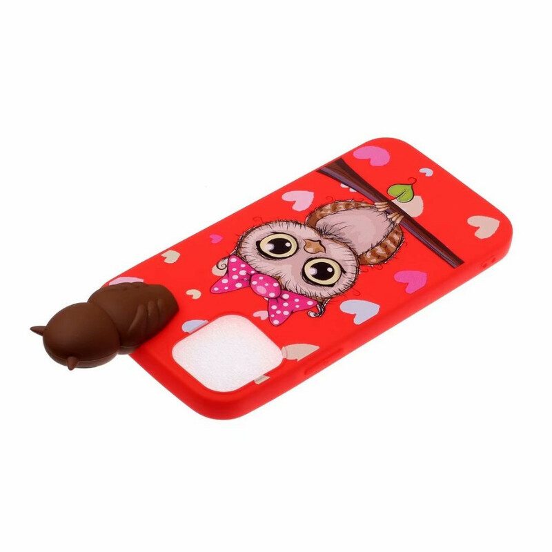 Hoesje voor iPhone 13 Mini Miss Uil 3d