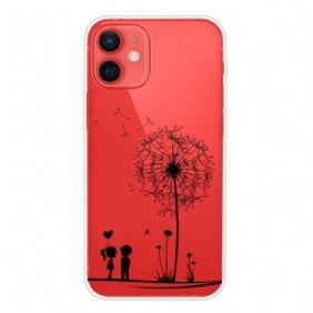 Hoesje voor iPhone 13 Mini Paardebloem Liefde