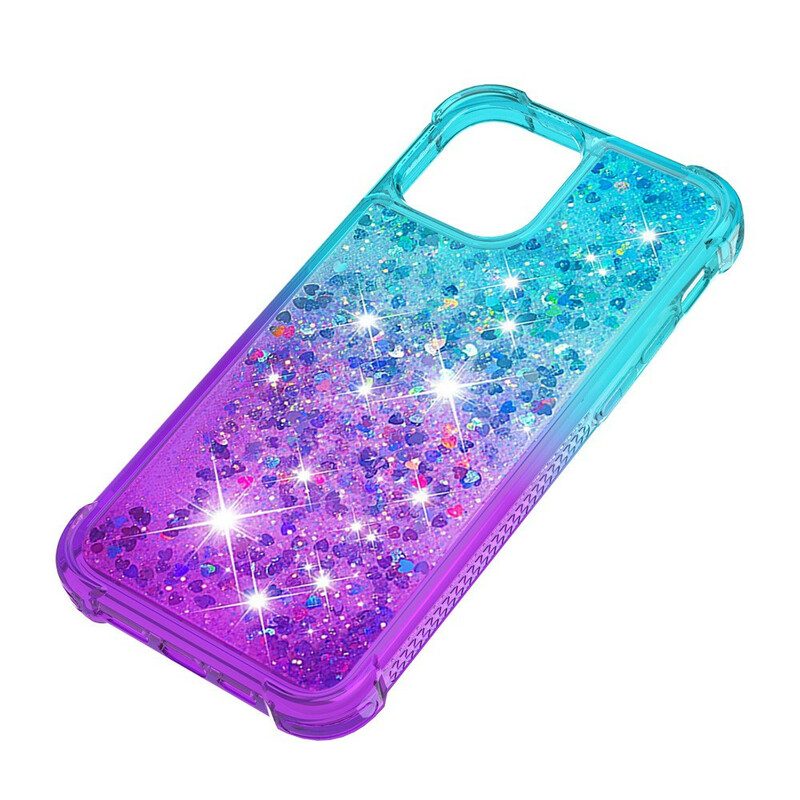 Hoesje voor iPhone 13 Mini Pailletten Kleuren