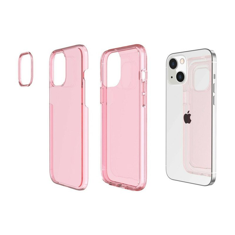 Hoesje voor iPhone 13 Mini Transparant Getint