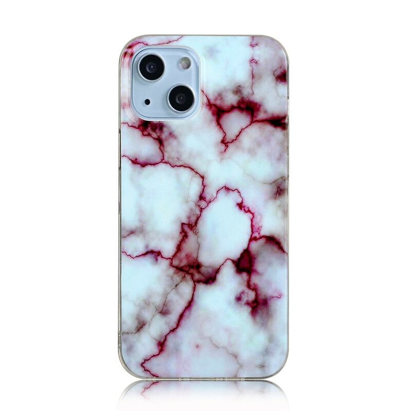 Hoesje voor iPhone 13 Mini Vereenvoudigd Marmer