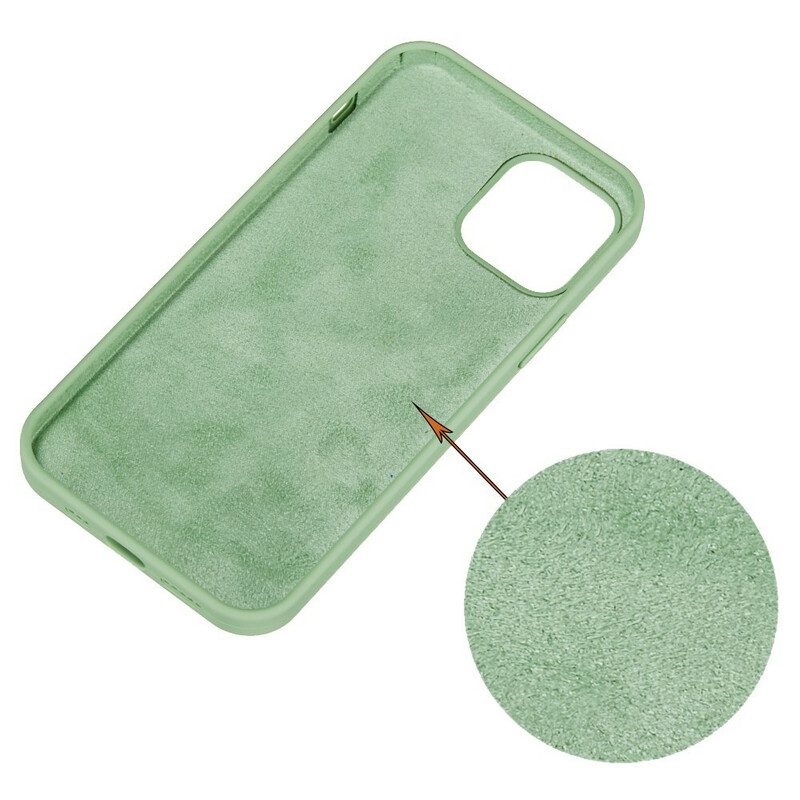 Hoesje voor iPhone 13 Mini Vloeibaar Silicium