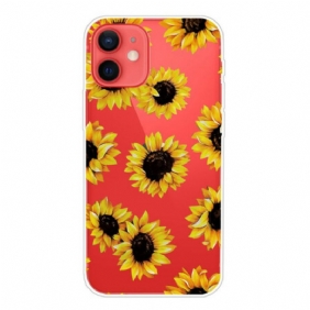 Hoesje voor iPhone 13 Mini Zonnebloemen