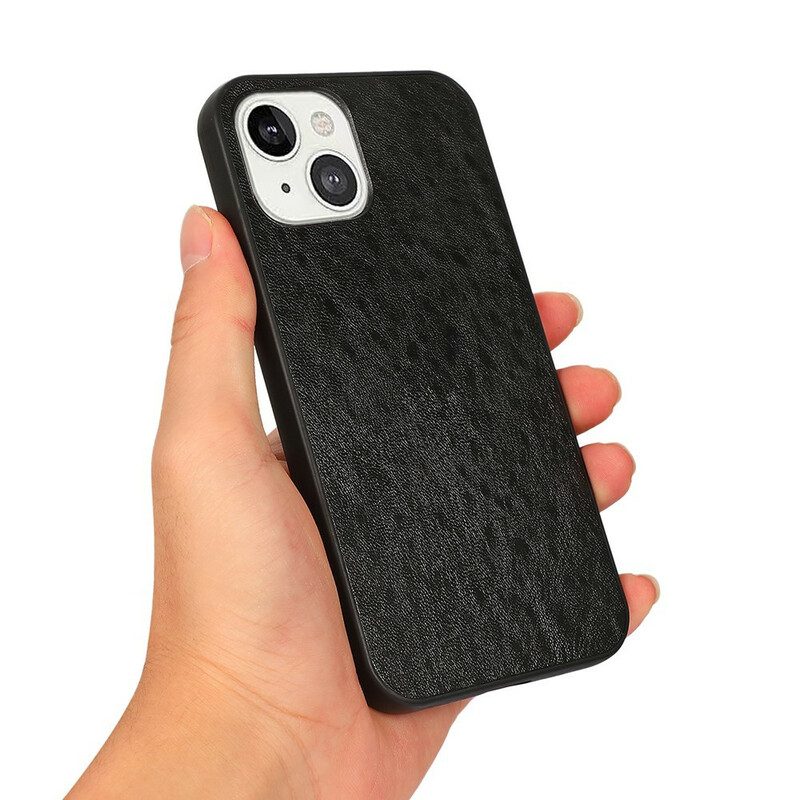 Telefoonhoesje voor iPhone 13 Mini Elegantie Leereffect