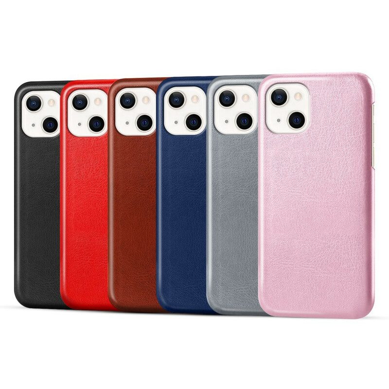 Telefoonhoesje voor iPhone 13 Mini Ksq Leereffect