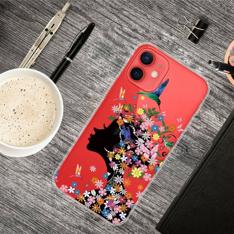 Telefoonhoesje voor iPhone 13 Mini Mooi Bloemhoofd