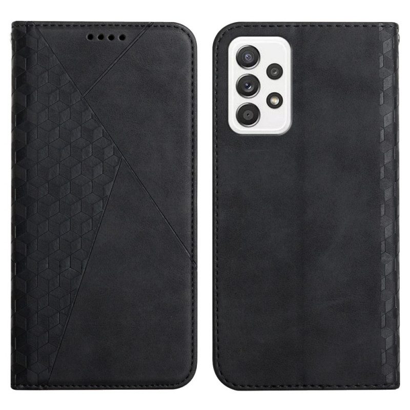 Bescherming Hoesje voor Samsung Galaxy A33 5G Folio-hoesje Stijl Leer 3d-patroon